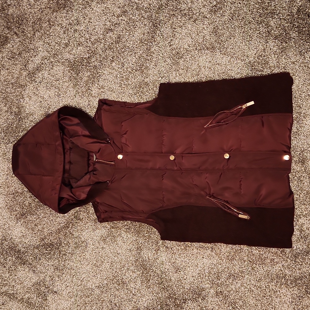 Vanity Burgandy Vest